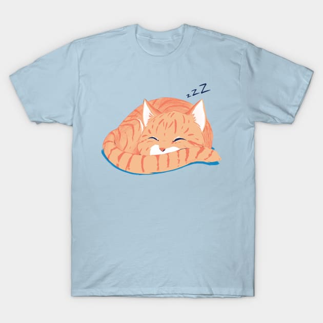 Sleepy kitty T-Shirt by iambirgitte